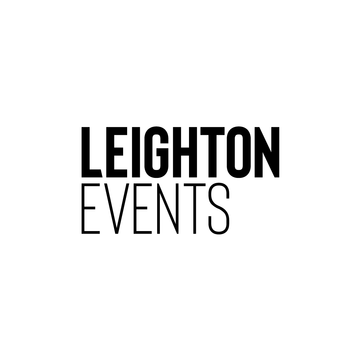 Leighton Events logo. 