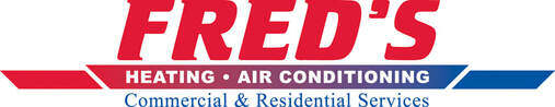 Fred's Heating and AC logo. 